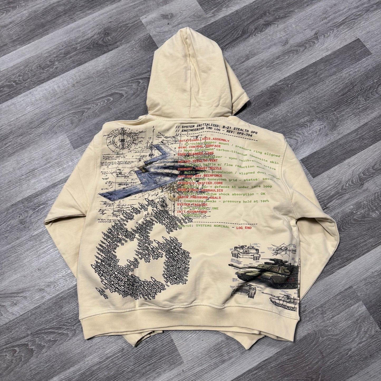 Godspeed Art of War Hoodie (Bone)