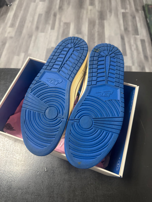 Jordan 1 Low Travis Scott Fragment Sail Military Blue / Preowned