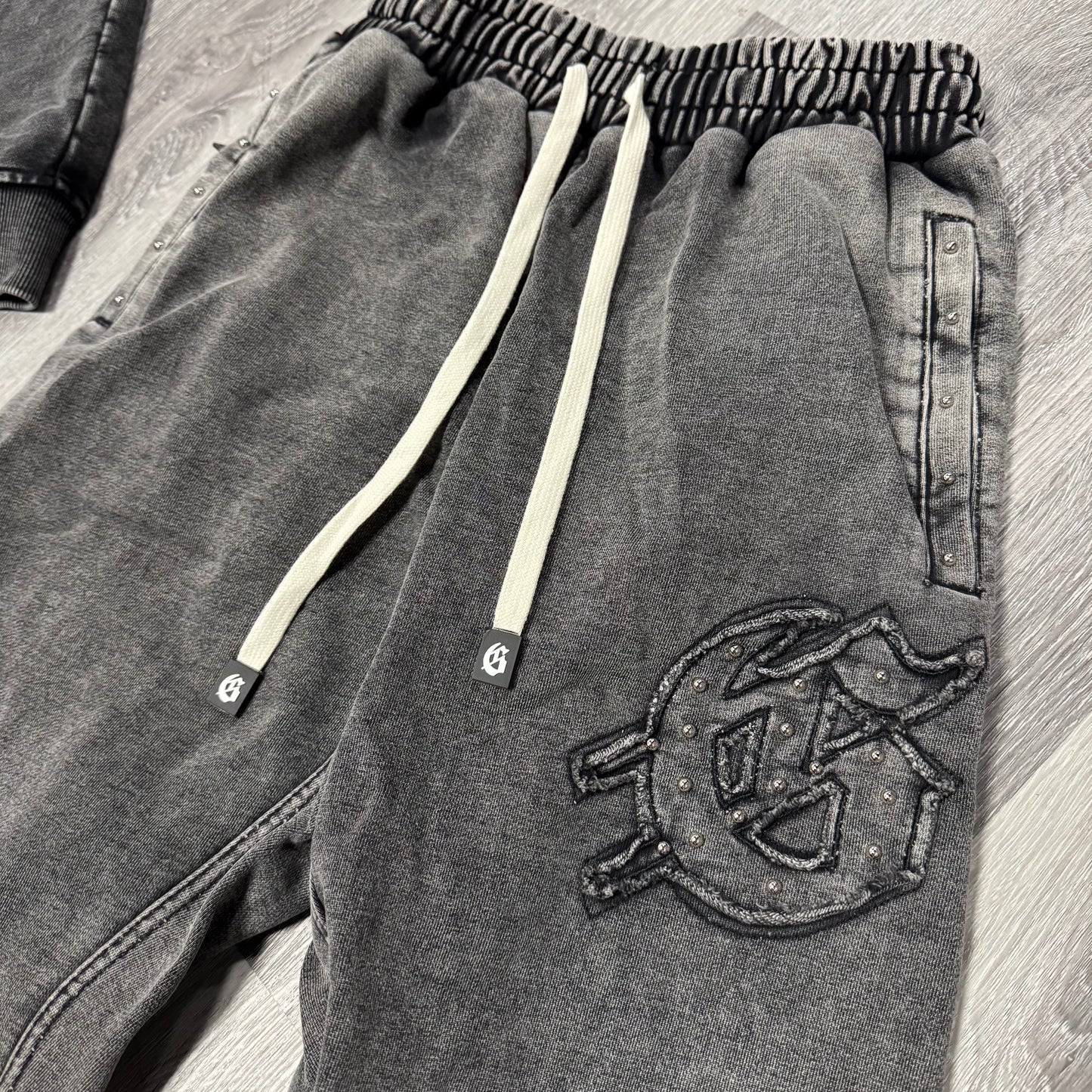 Godspeed Studded Sweatsuit (Acid Wash)