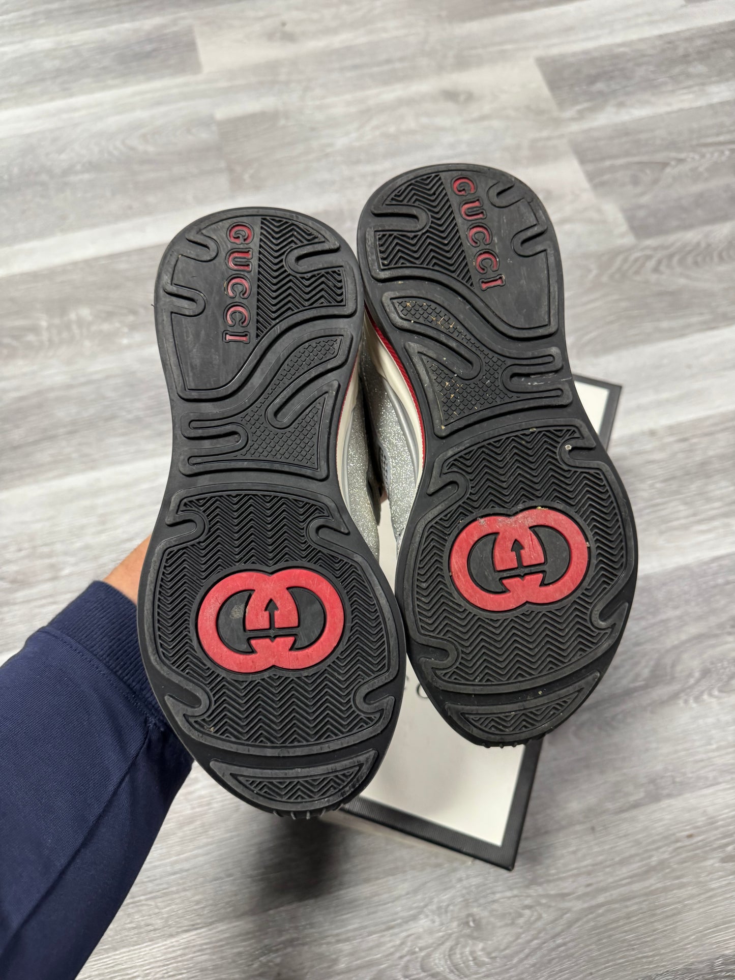 Gucci Ultrapace Glitter Sneaker / Preowned