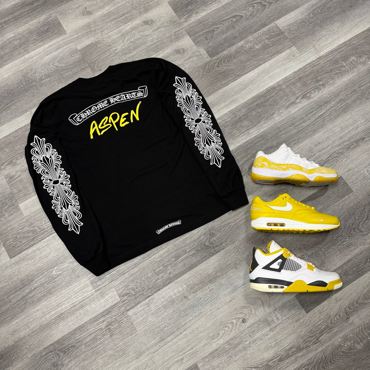 Chrome Hearts Aspen Floral Longsleeve Tee