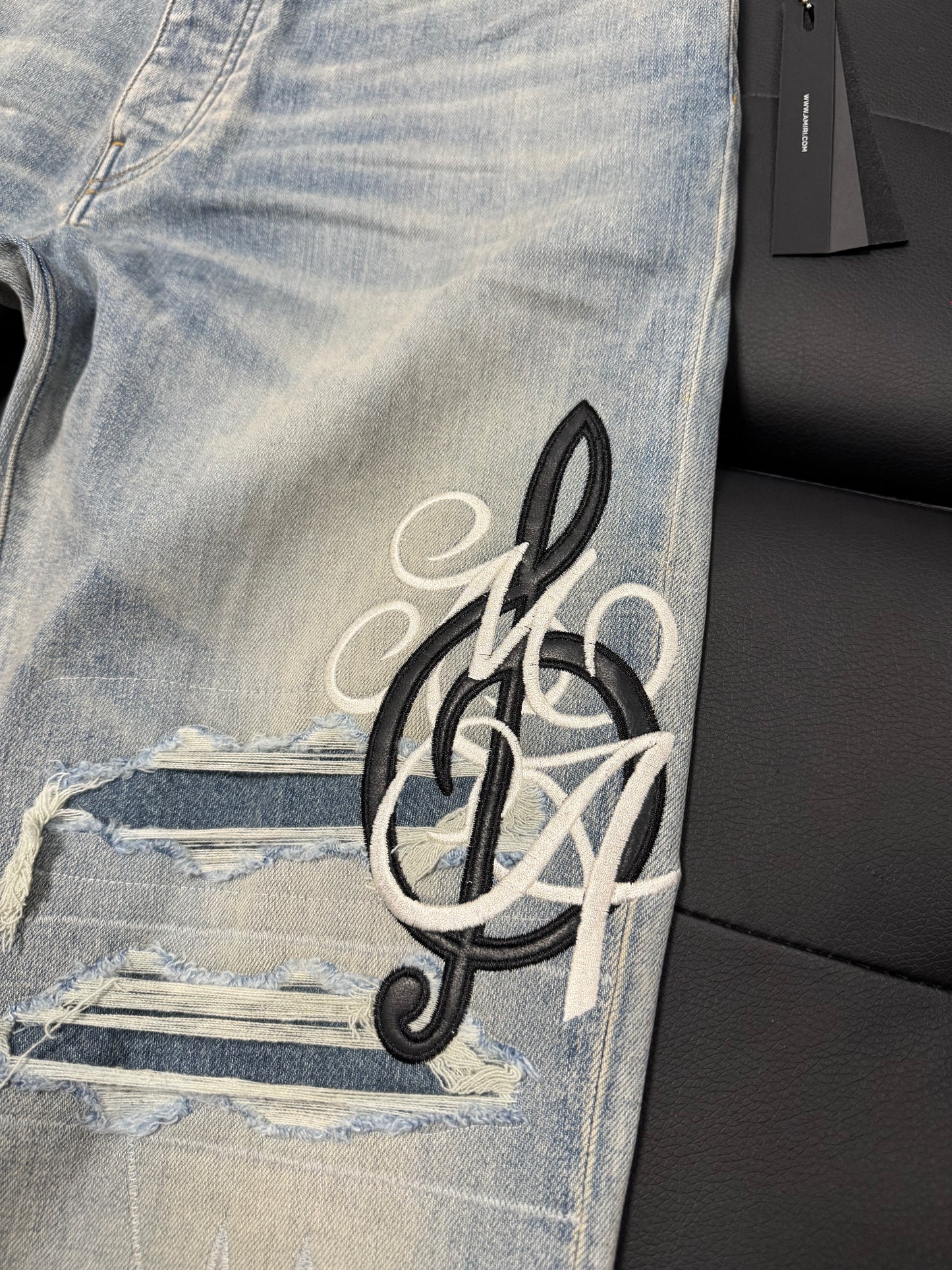 Amiri Music Note Denim Jeans