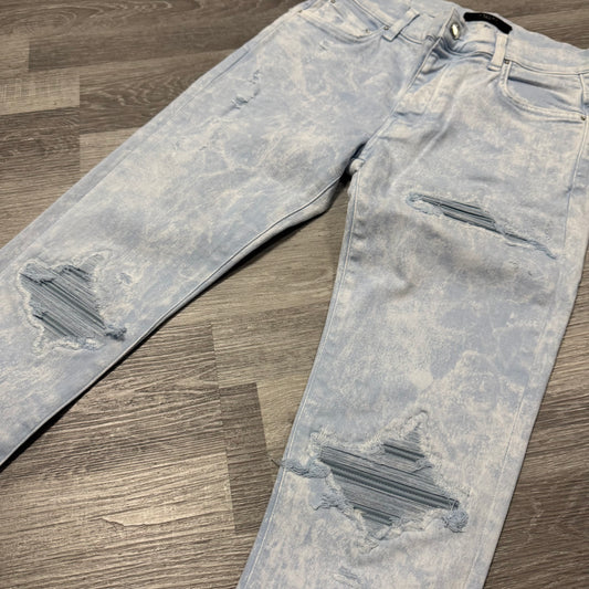 Amiri Mineral Wash Blue Wash Denim Jeans