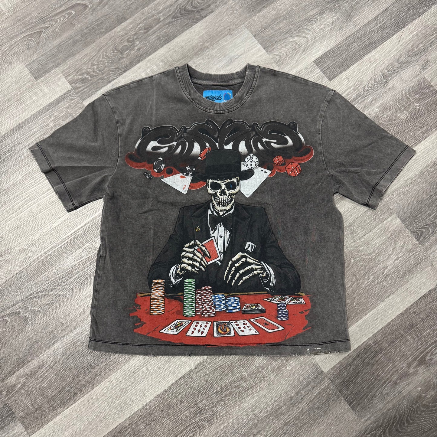 Godspeed High Stakes Tee (Grey Wash)