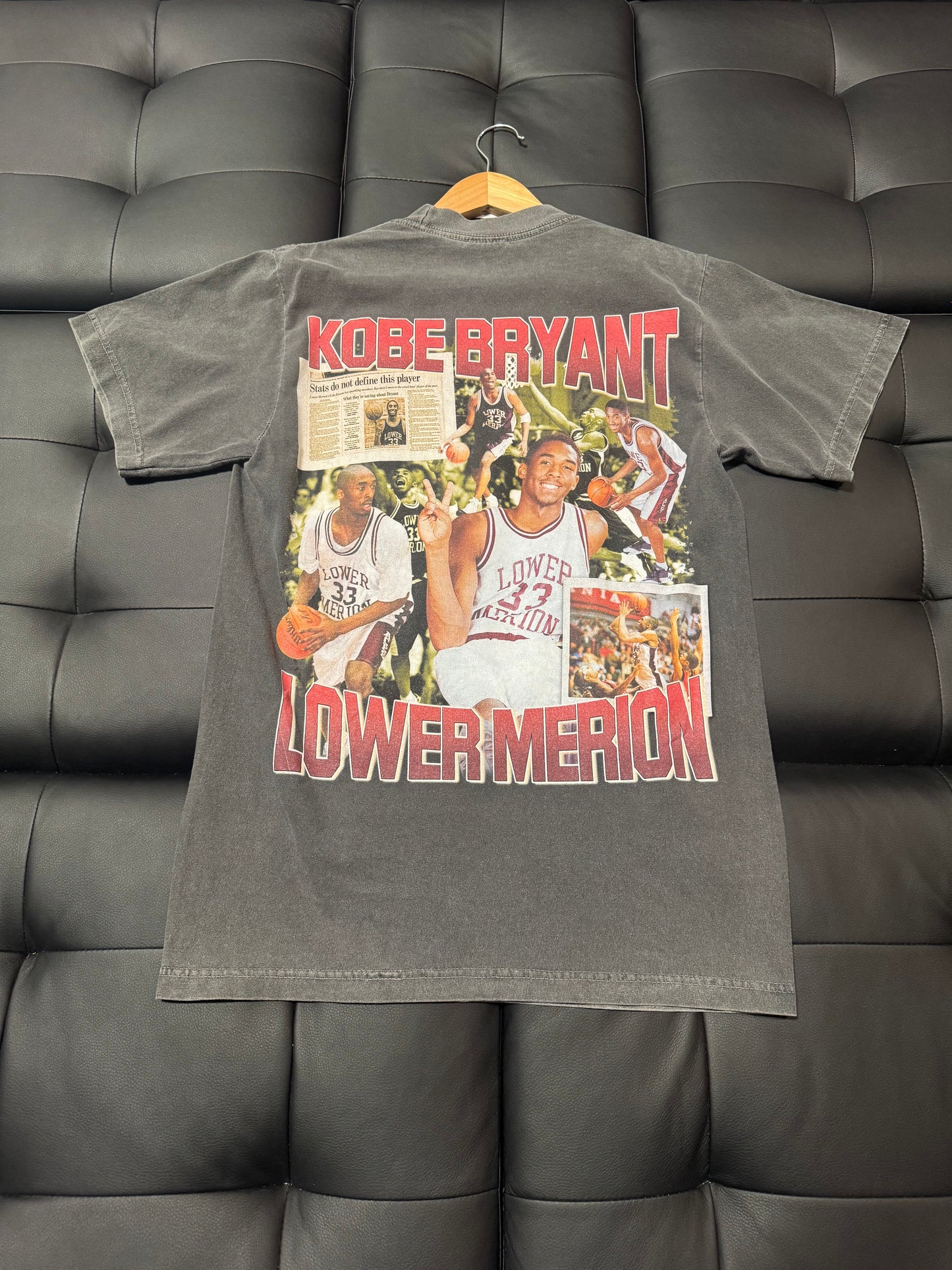 Kobe Bryant Lower Merion Graphic Tee (Washed Black)
