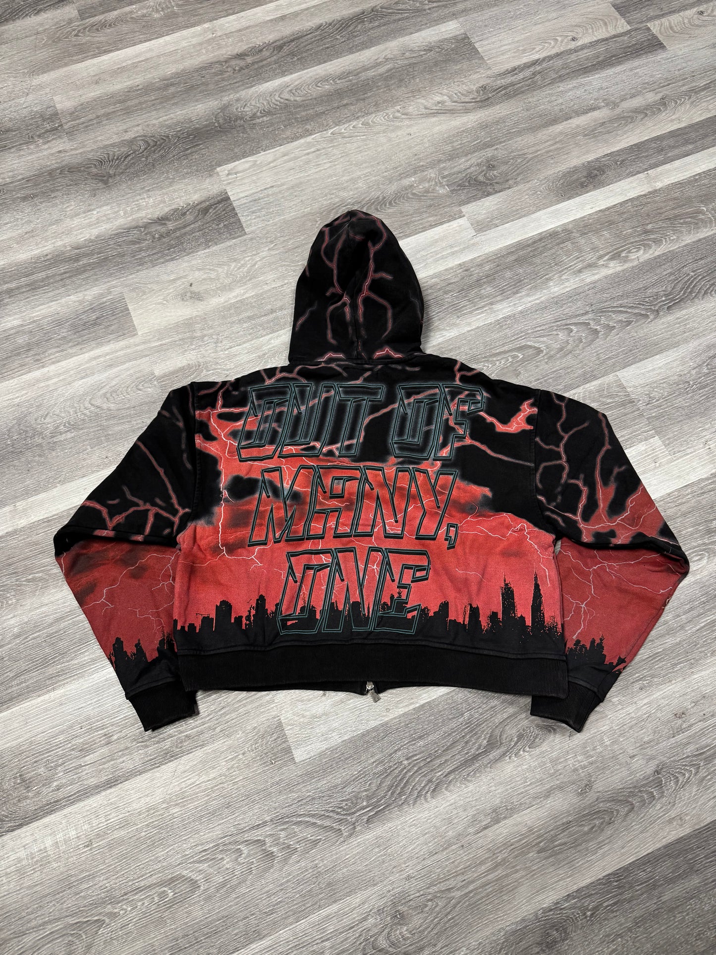 Godspeed Voltage Zip Up Hoodie (Red)