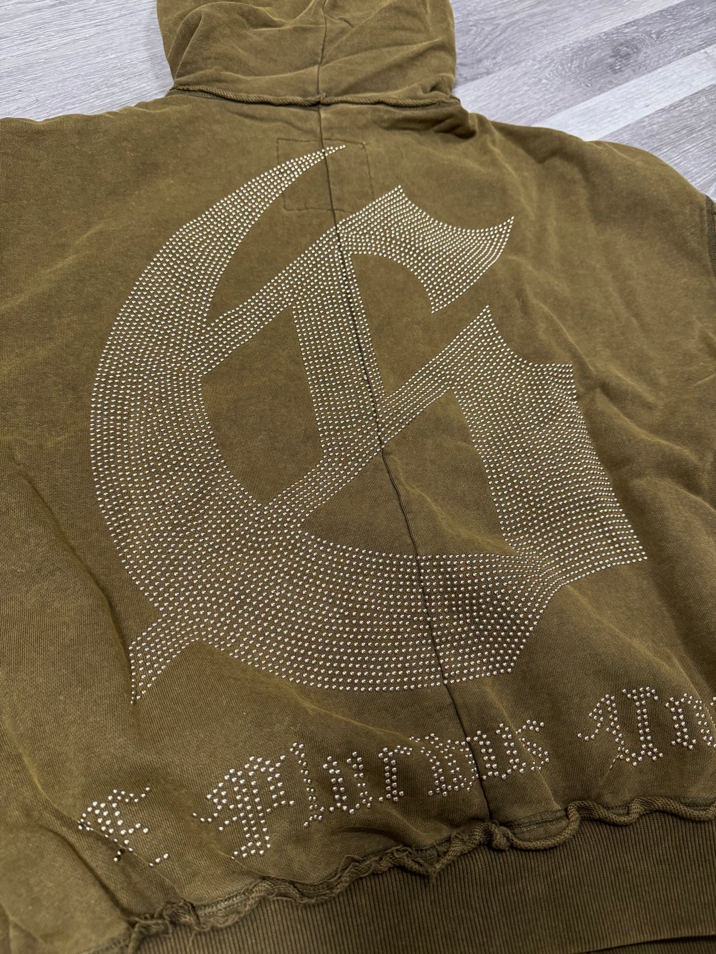 Godspeed Studded OG Logo Hoodie (Brolive Wash)