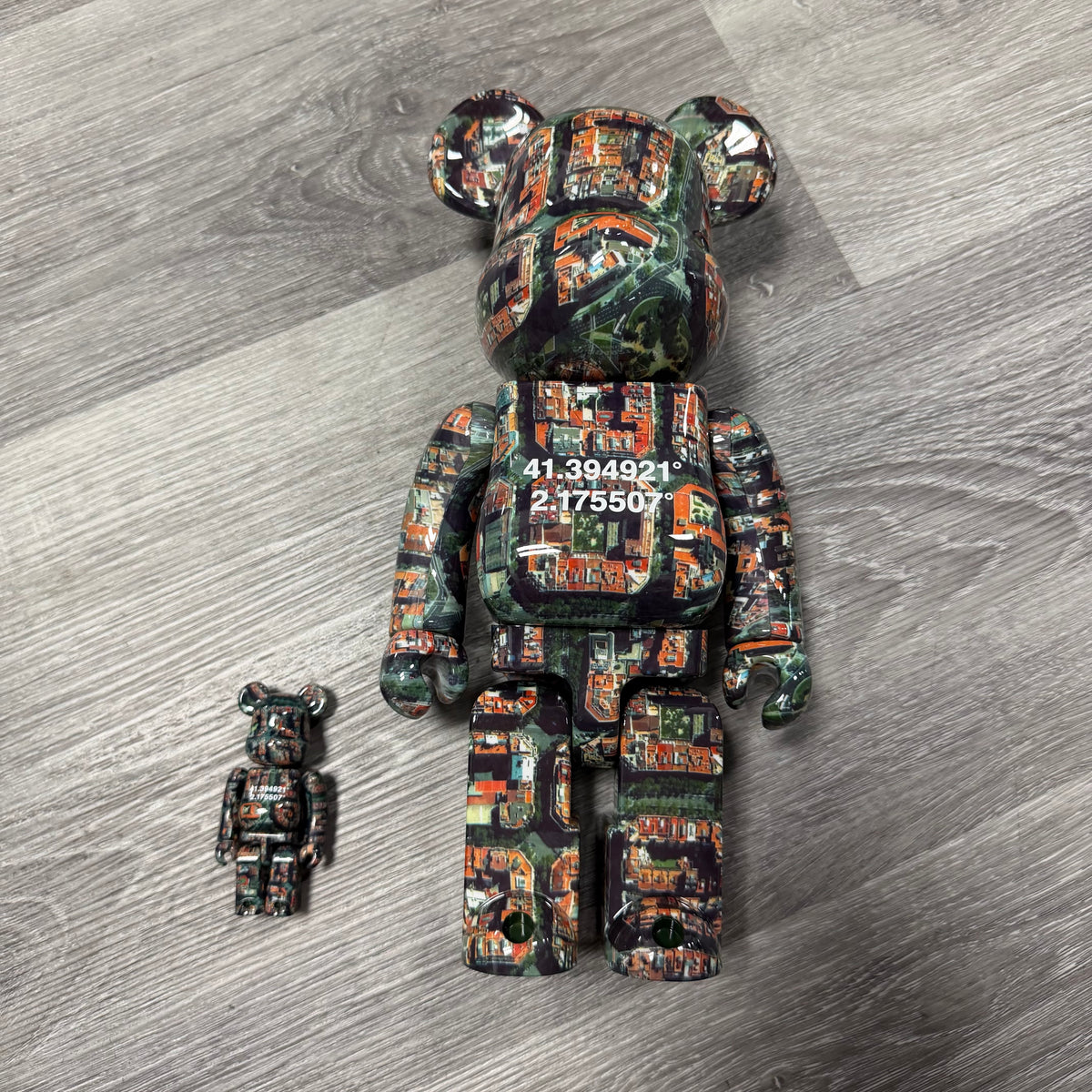 BearBrick Benjamin Grant Overview Barcelona 100% & 400% Set