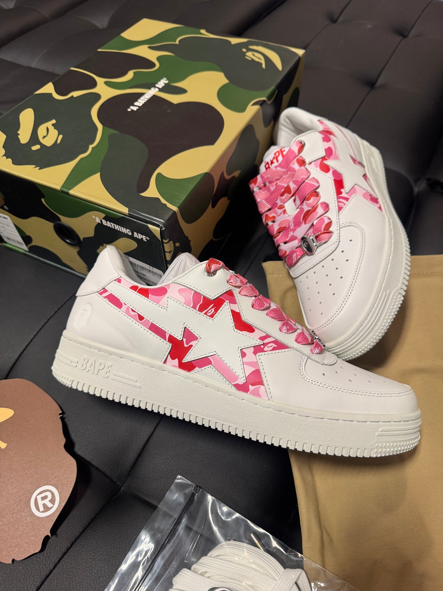 Bape Sta Icon ABC Camo Pink / Brand New