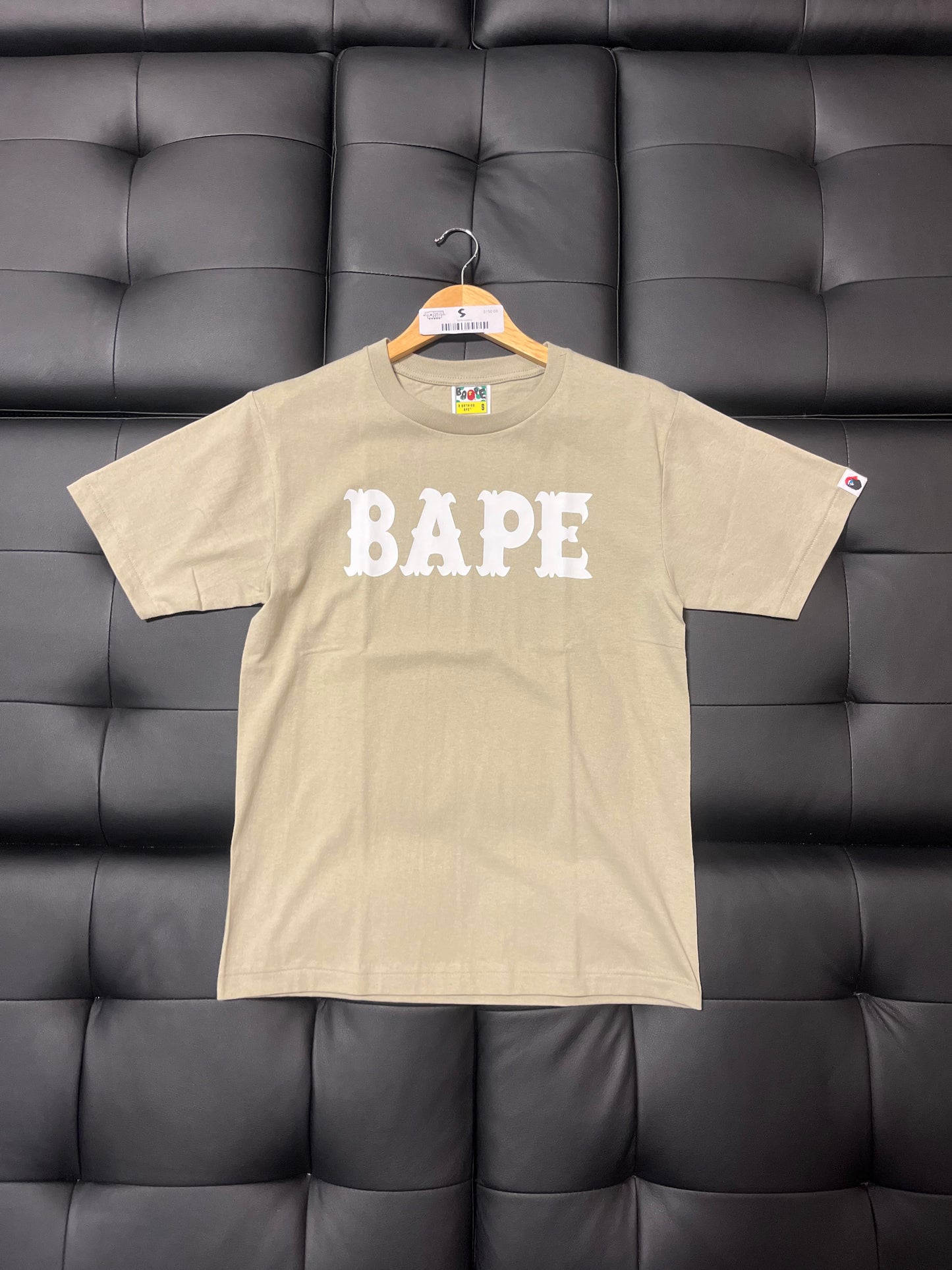 Bape Spellout Tee (Beige)