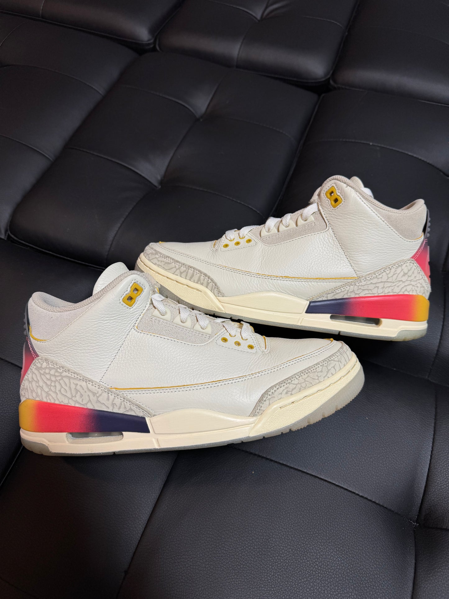 Jordan 3 J Balvin Sunset / Preowned