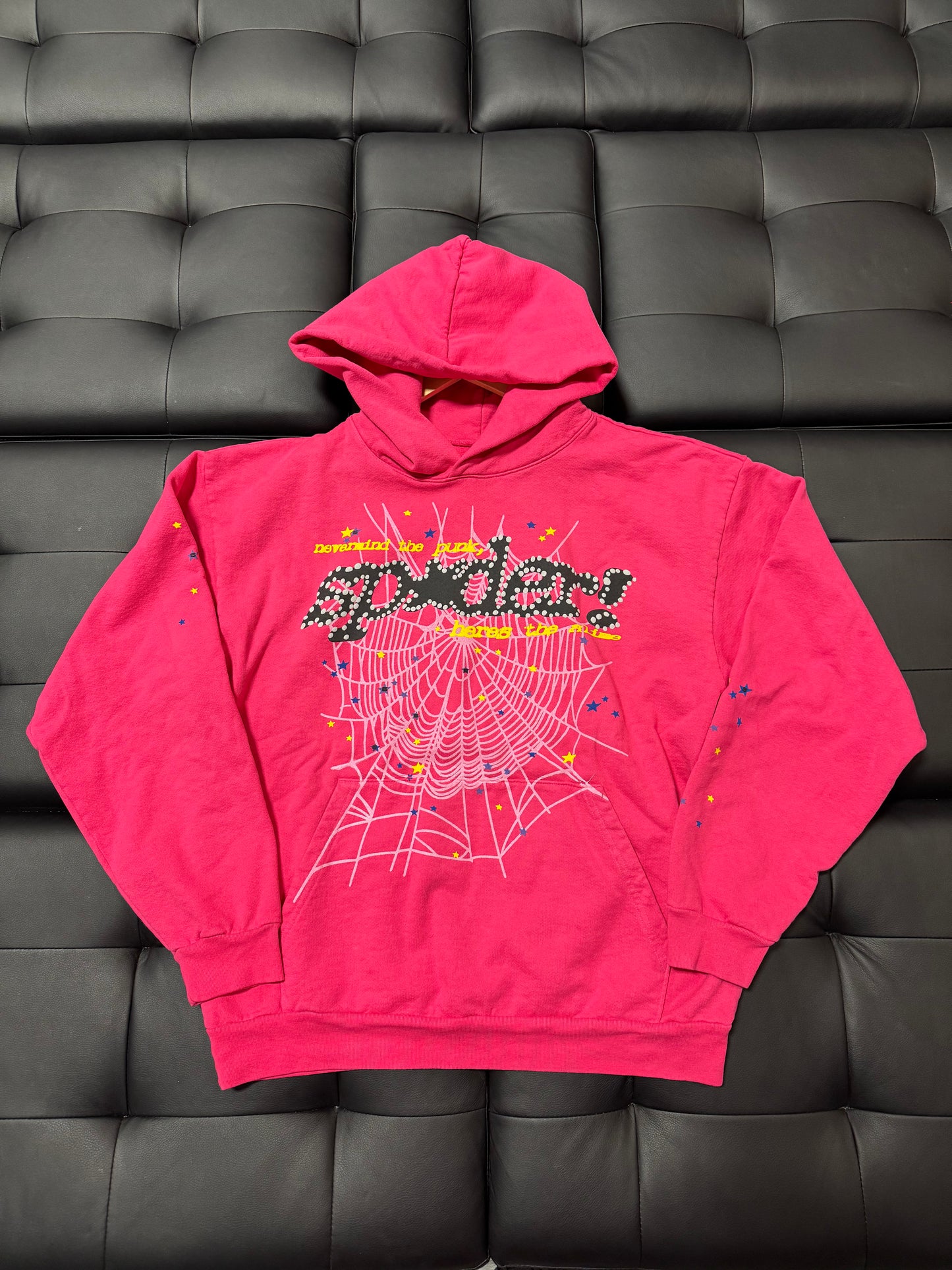 Sp5der Pink v2 Hoodie (Pink)