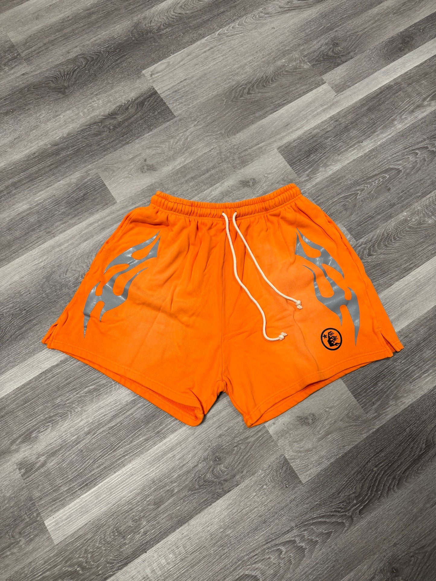 Hellstar Flame Shorts (Orange)