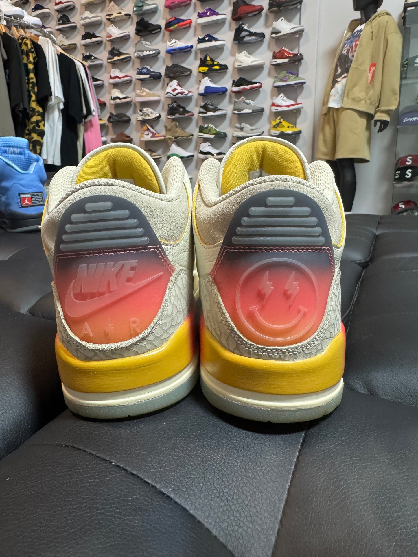 Jordan 3 J Balvin Sunset / Preowned