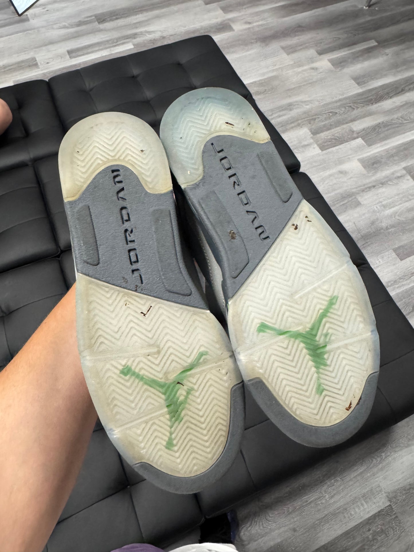Jordan 5 Green Bean / Preowned