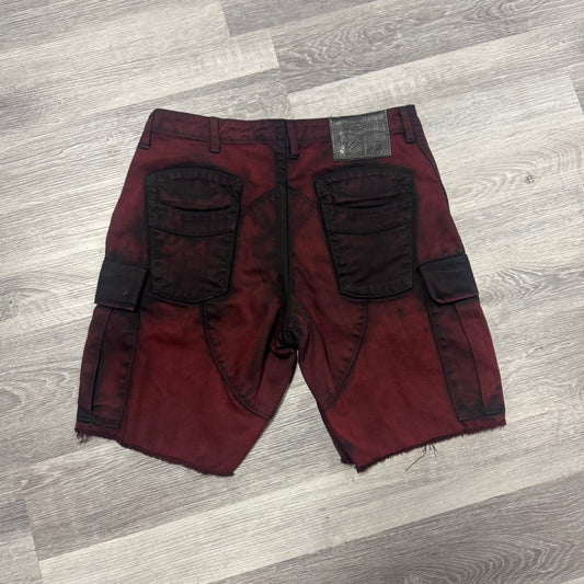 Thats a Awful Lot of Cough Syrup Double Cup Cargo Denim Shorts