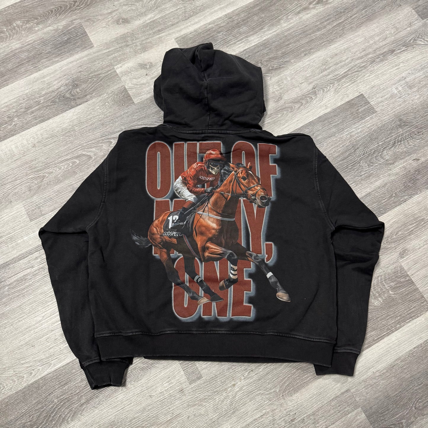 Godspeed Thoroughbred Hoodie (Black Wash)