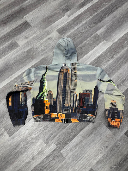 Valley NY Skyline Zip Up Hoodie