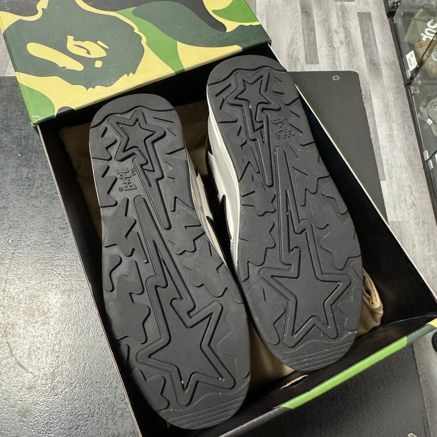 Bape Road Sta Black Patent / Preowned