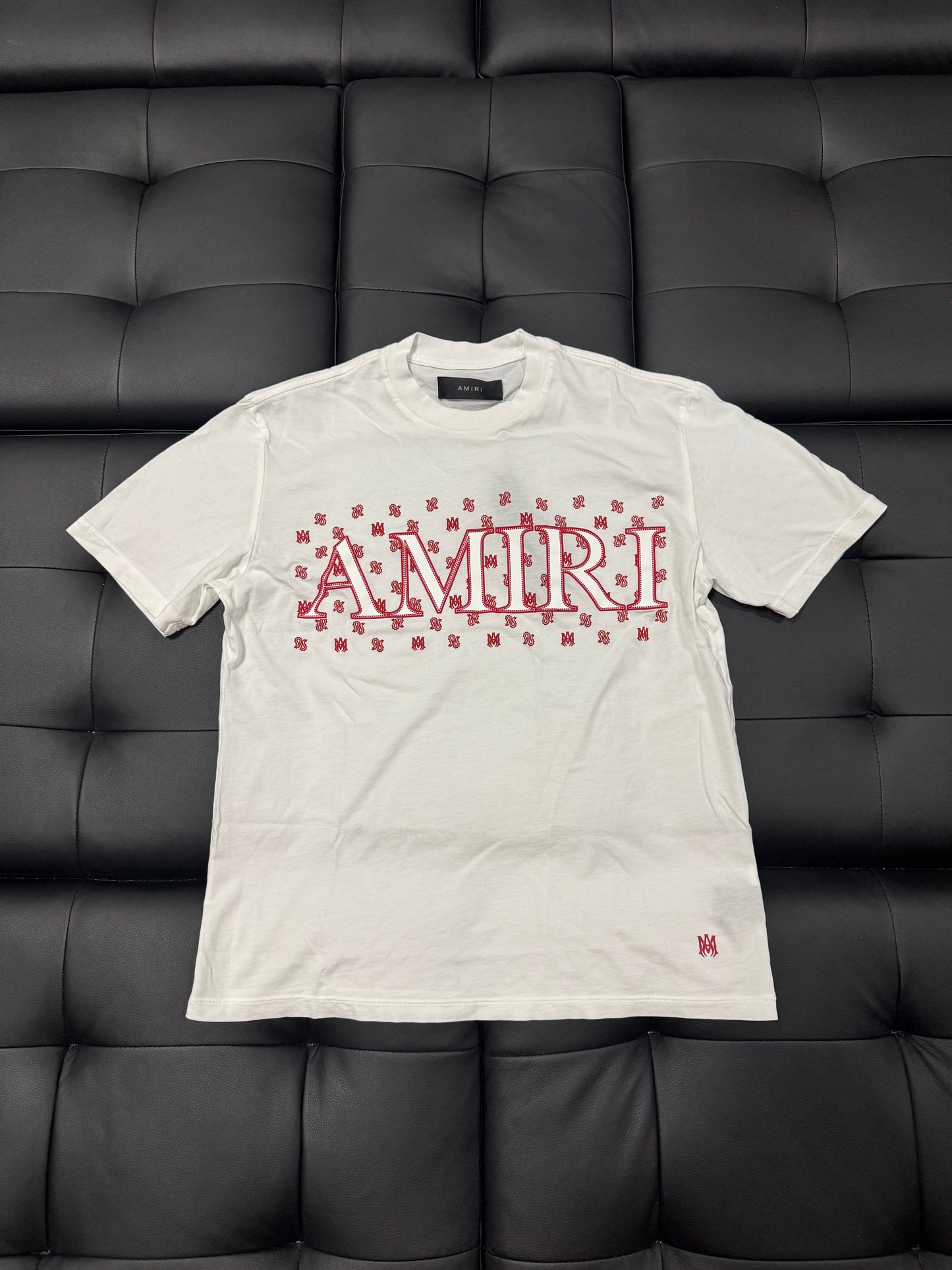 Amiri Paisley Tee (White)