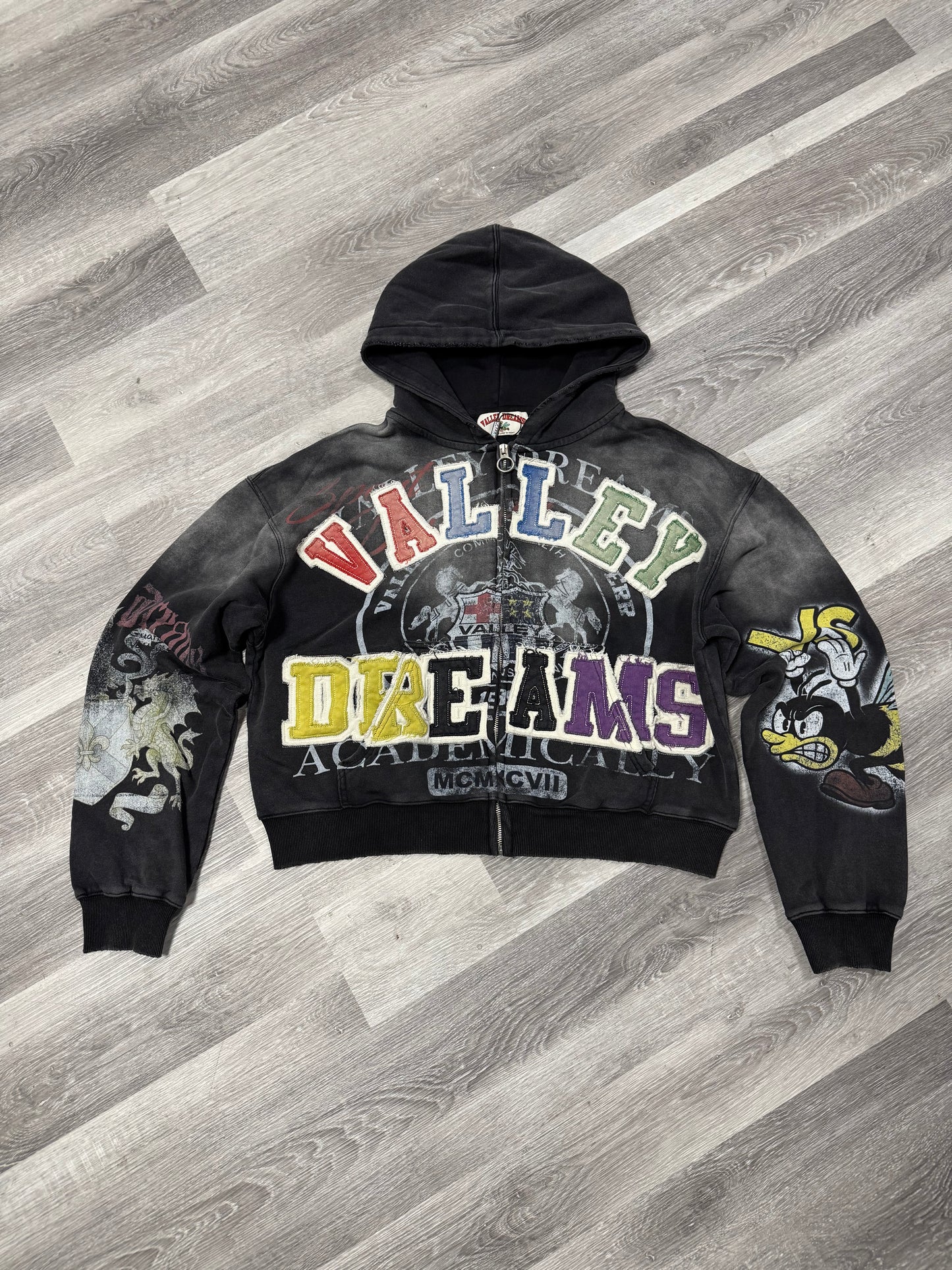 Valley Blasted Zip Up Hoodie