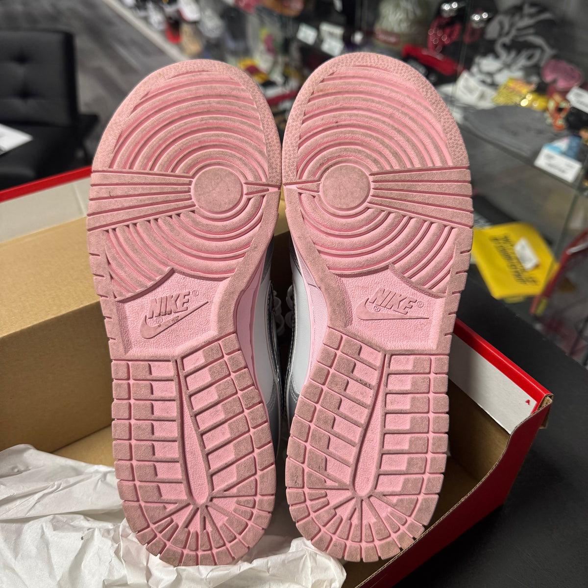 Nike Dunk Low LX Metallic Silver Pink Foam / Preowned