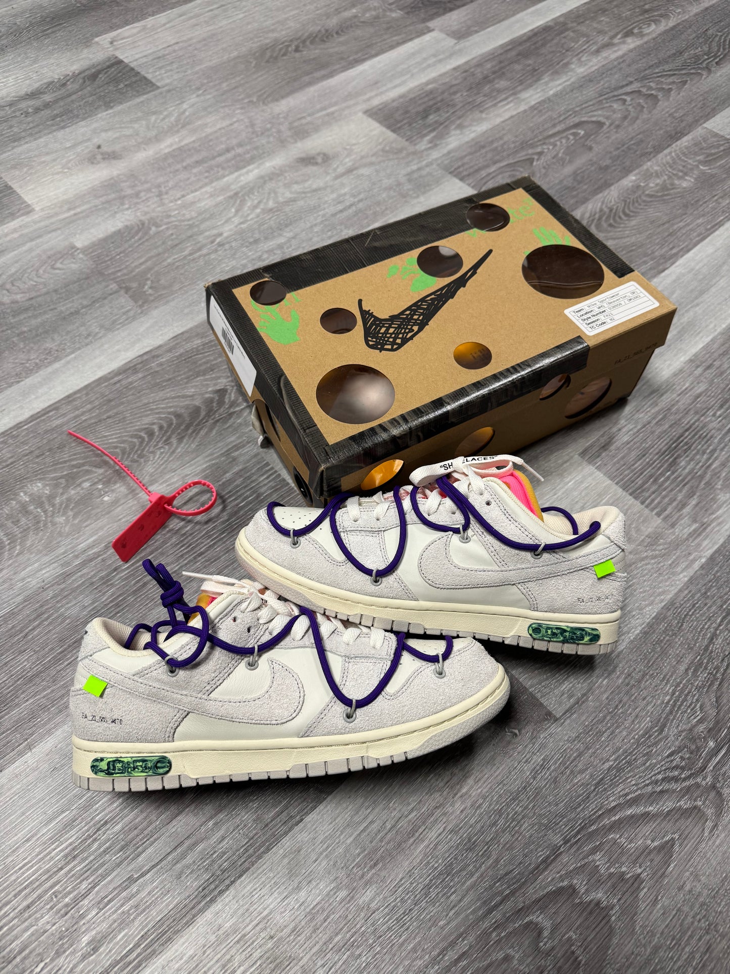Dunk Low "Off-White" Lot 15 / Preowned