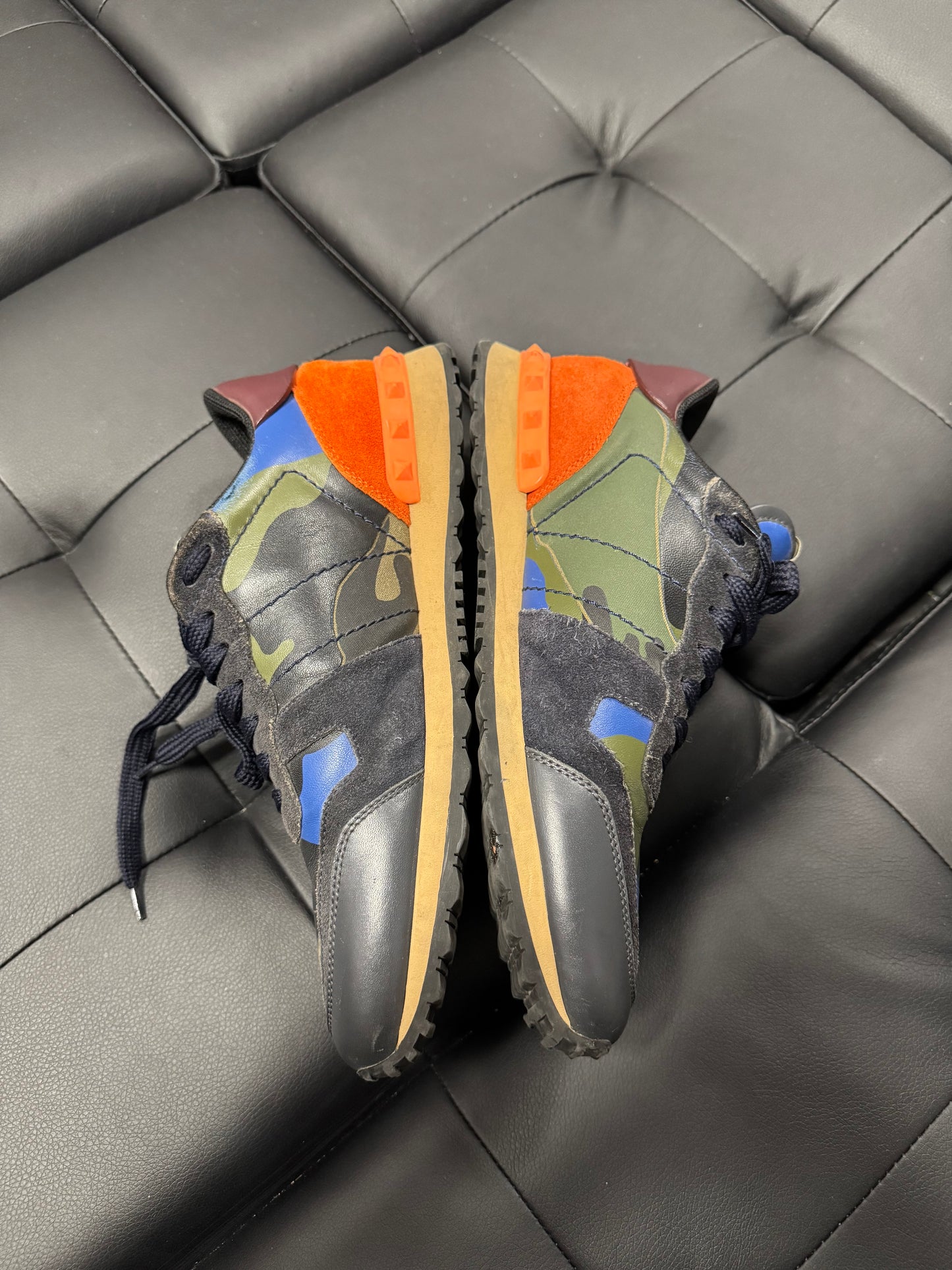 Valentino Garavani Green Camo Rockrunner / Preowned