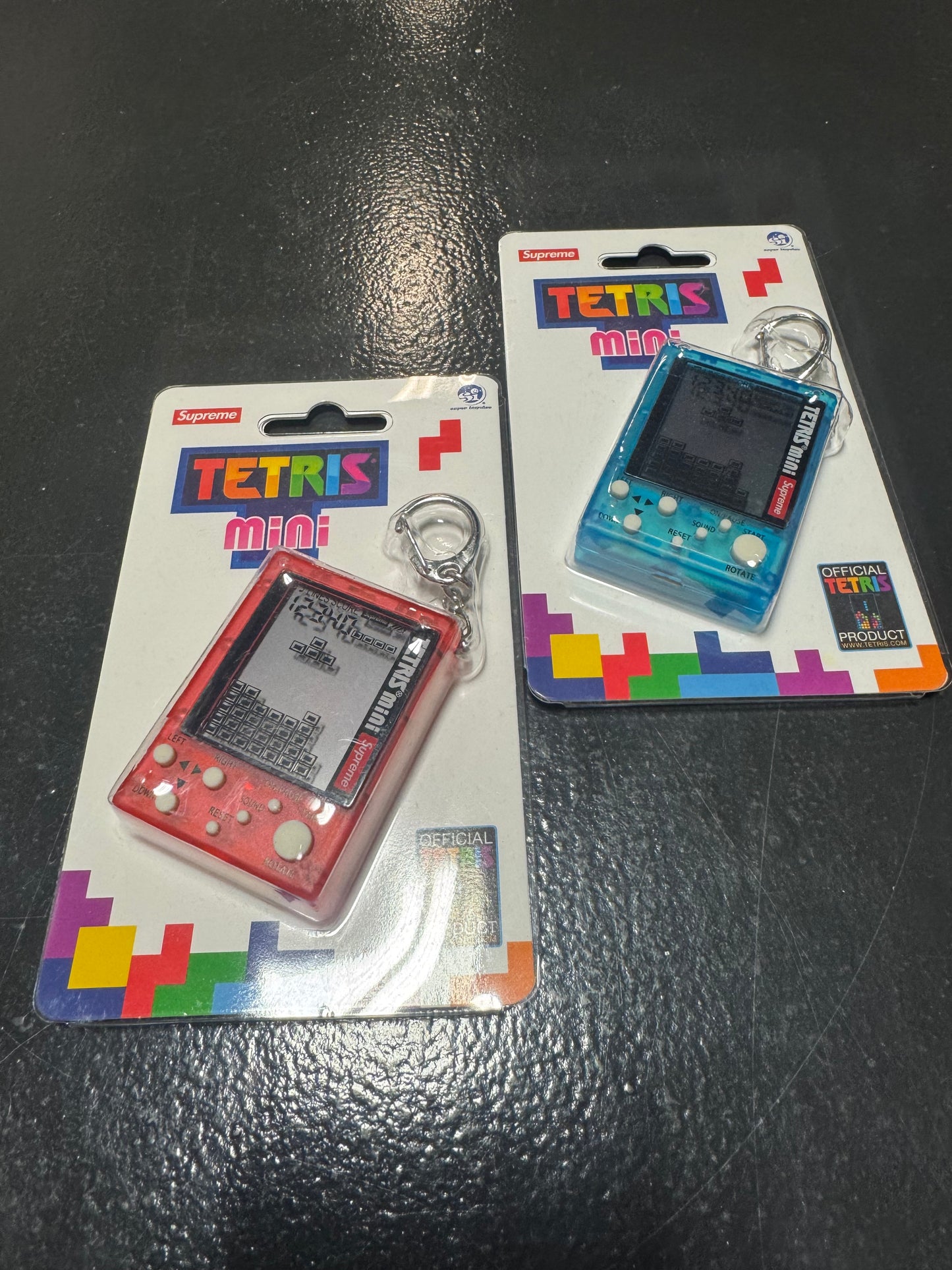 Supreme Tetris Keychain