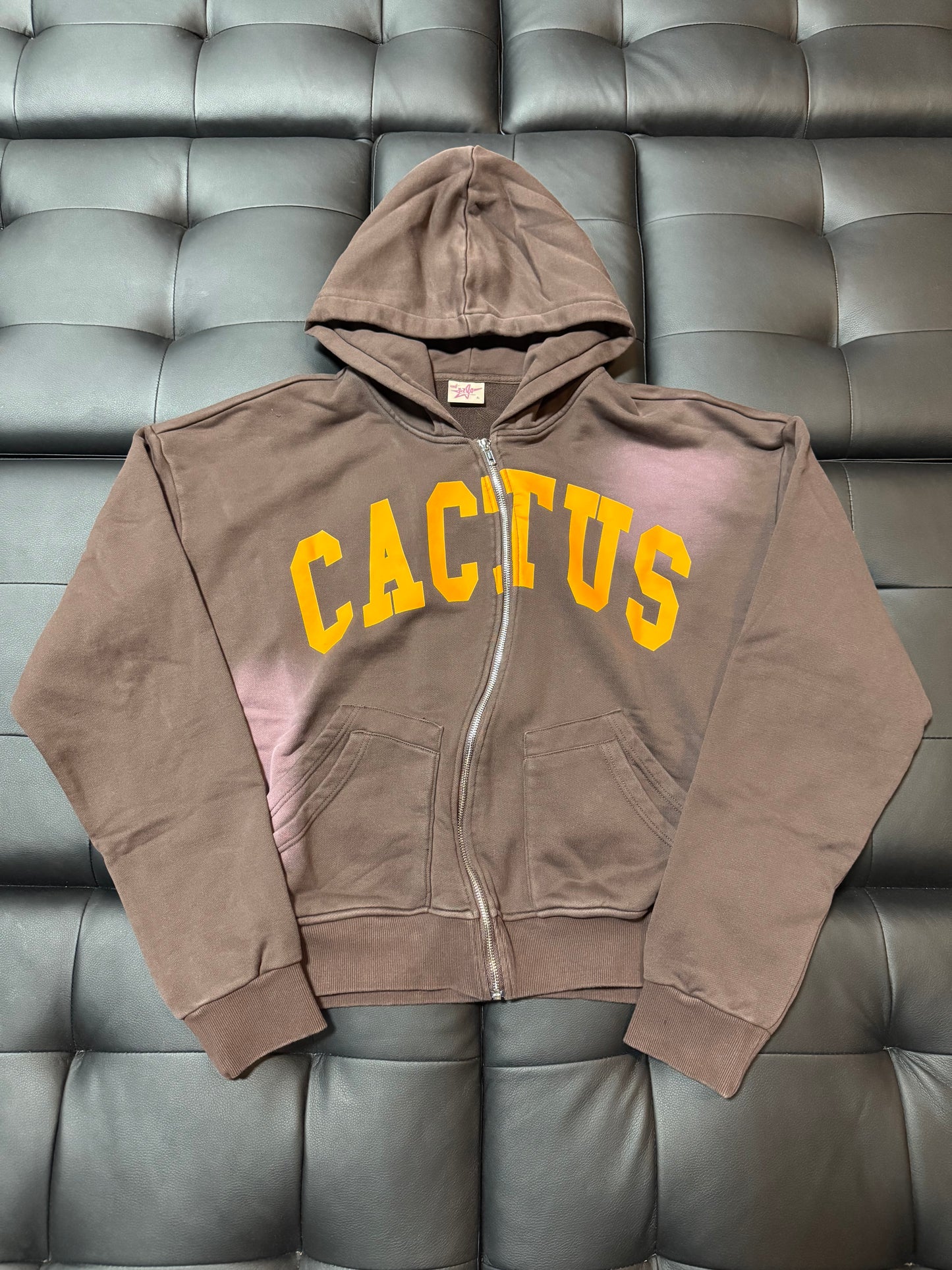 AZVA Crooked Cactus Zip Up Hoodie