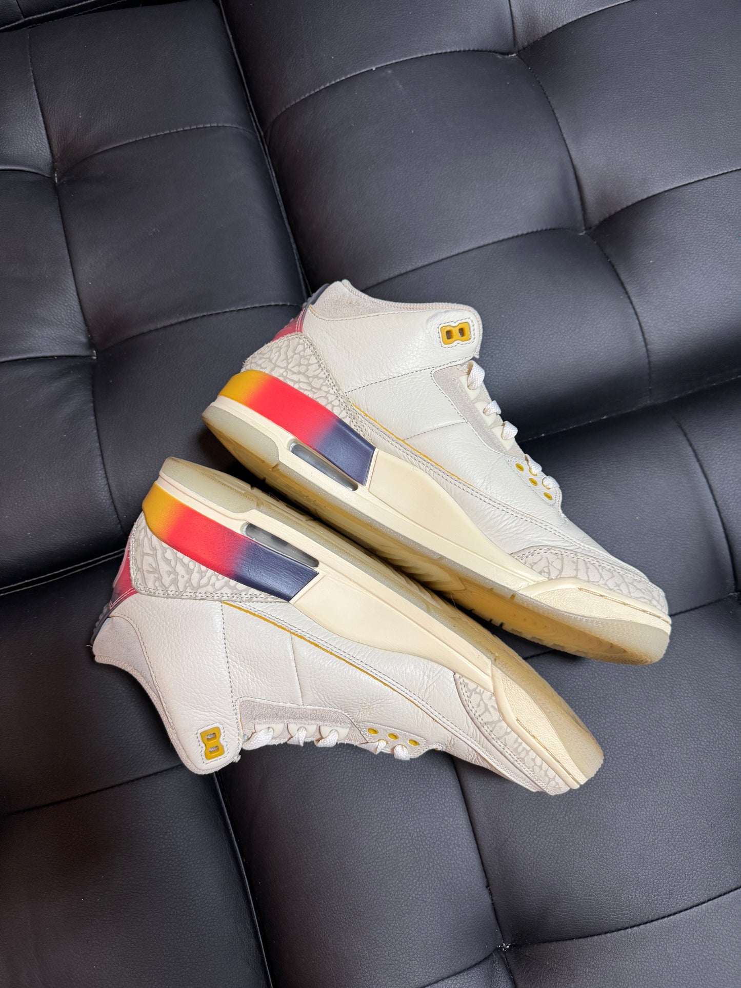 Jordan 3 J Balvin Sunset / Preowned