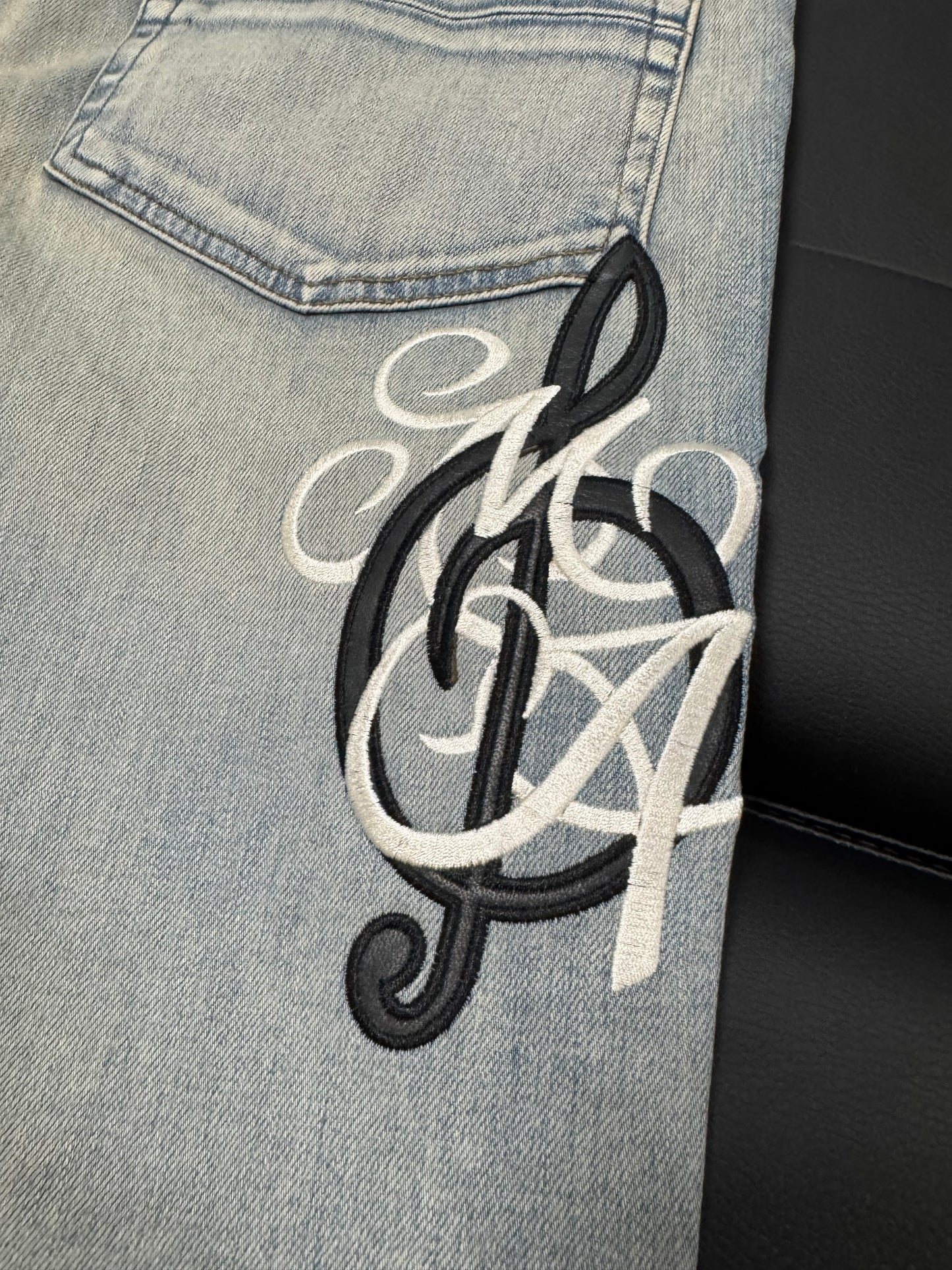 Amiri Music Note Denim Jeans