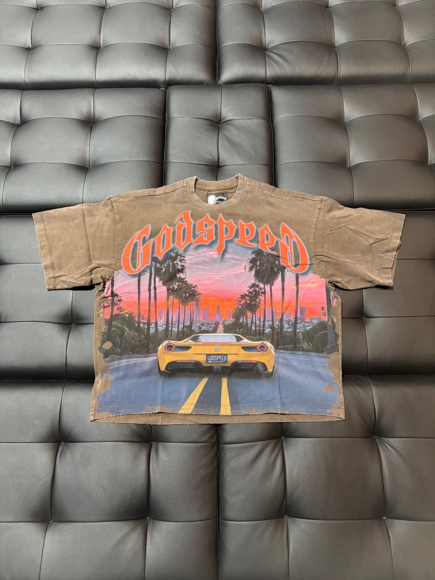 Godspeed Sunset Blvd Tee (Brown)