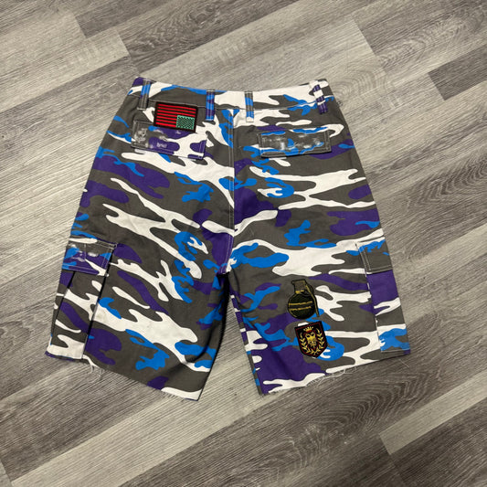 Thats a Awful Lot of Cough Syrup x Nathan Patchwork Cargo Shorts