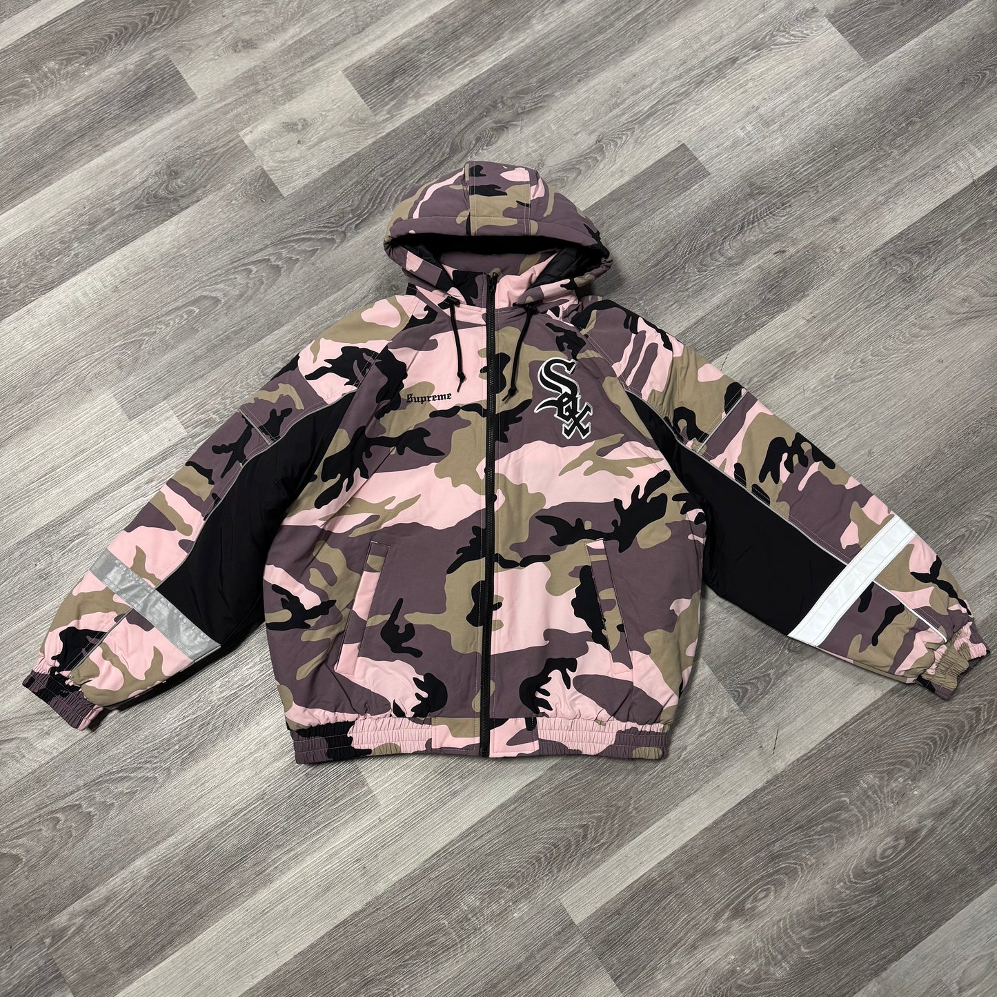 Supreme Chicago White Sox Stadium Jacket (Pink Camo)