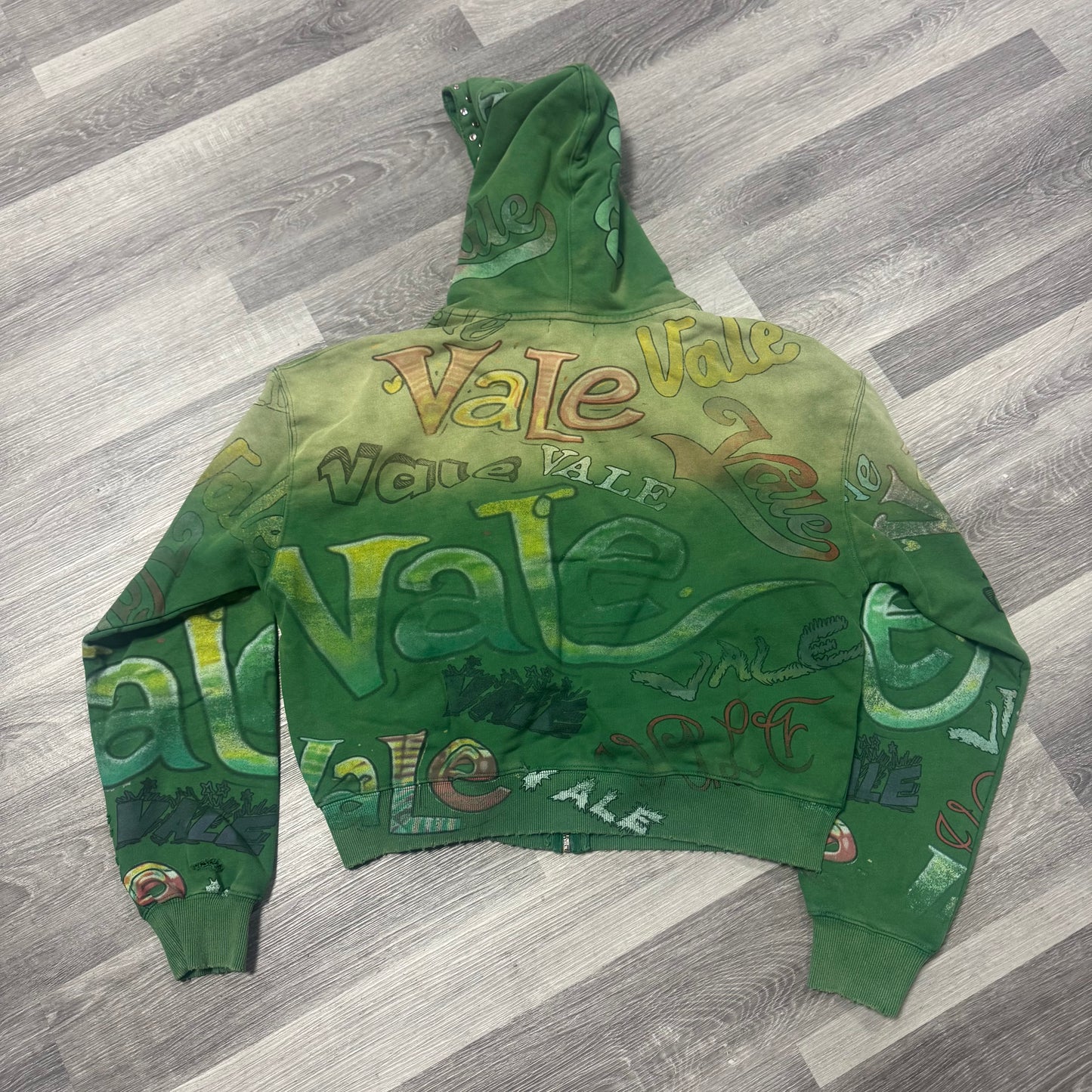 Valley Spearmint Zip Up Hoodie