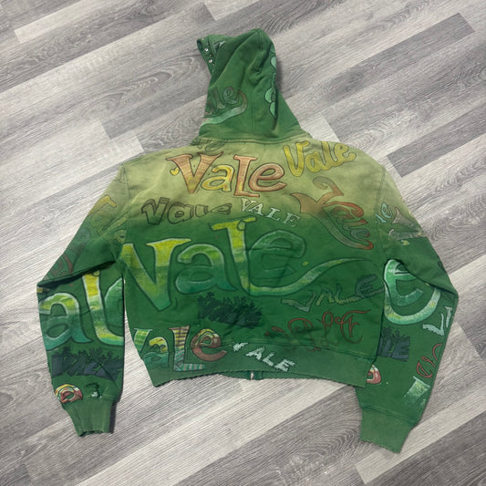 Valley Spearmint Zip Up Hoodie