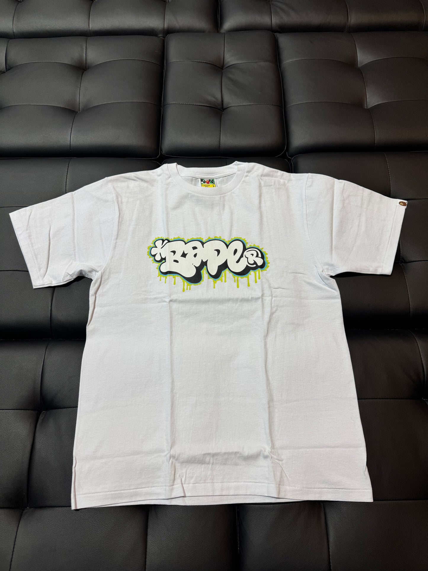 Bape Graffiti Logo Tee (White)