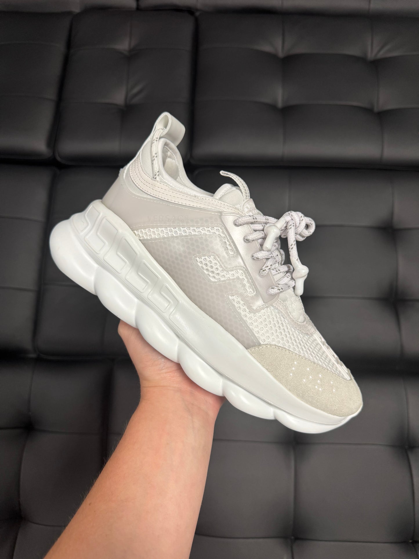 Versace Chain Reaction White / Brand New