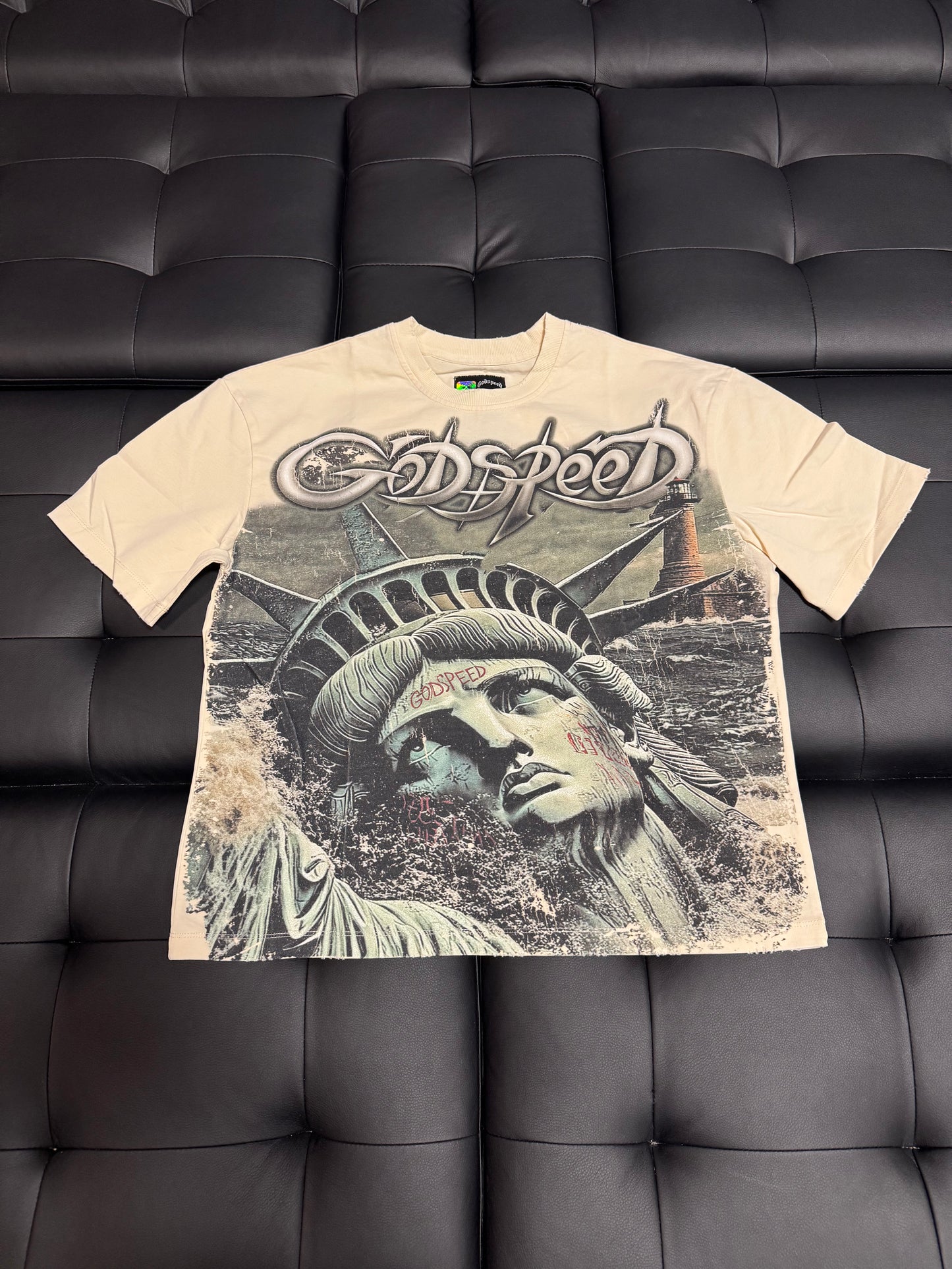 Godspeed Liberty v2 Tee (Bone)