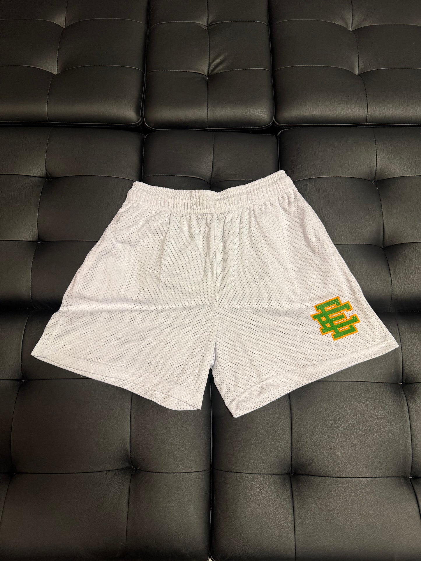 Eric Emanuel Shorts (White/Green)
