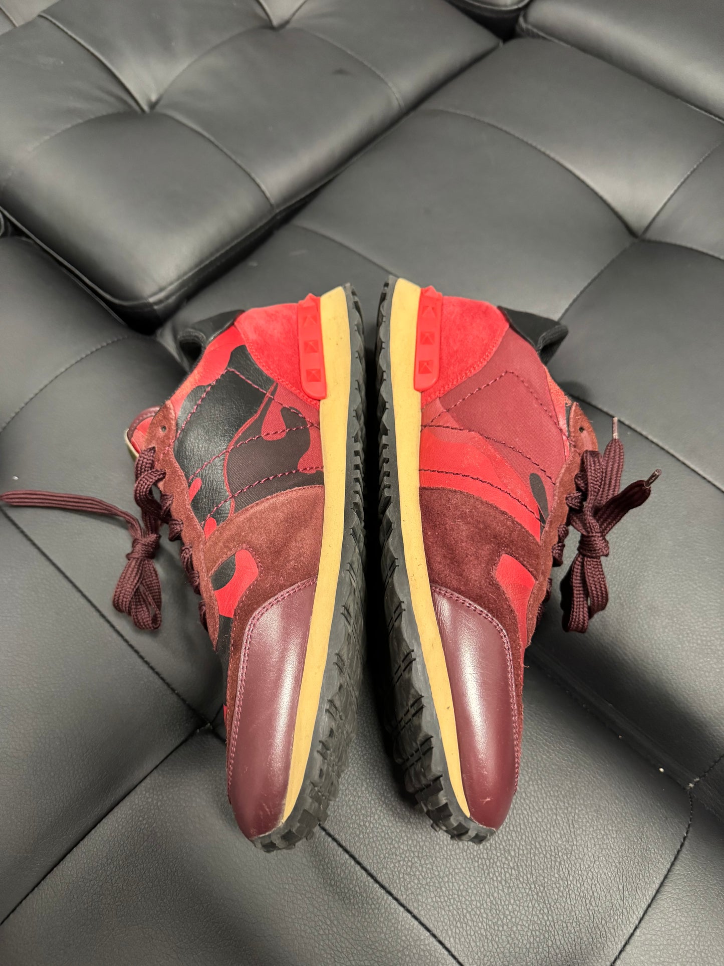 Valentino Garavani Red Camo Rockrunner / Preowned