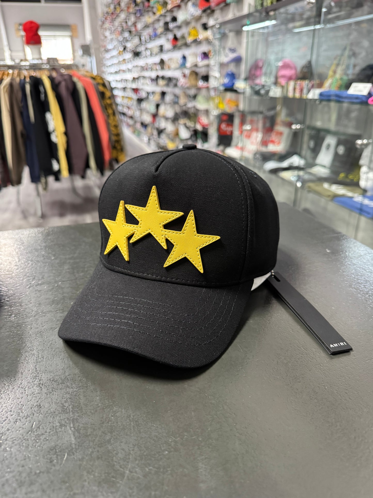 Amiri Hat 3 Star Trucker Hat
