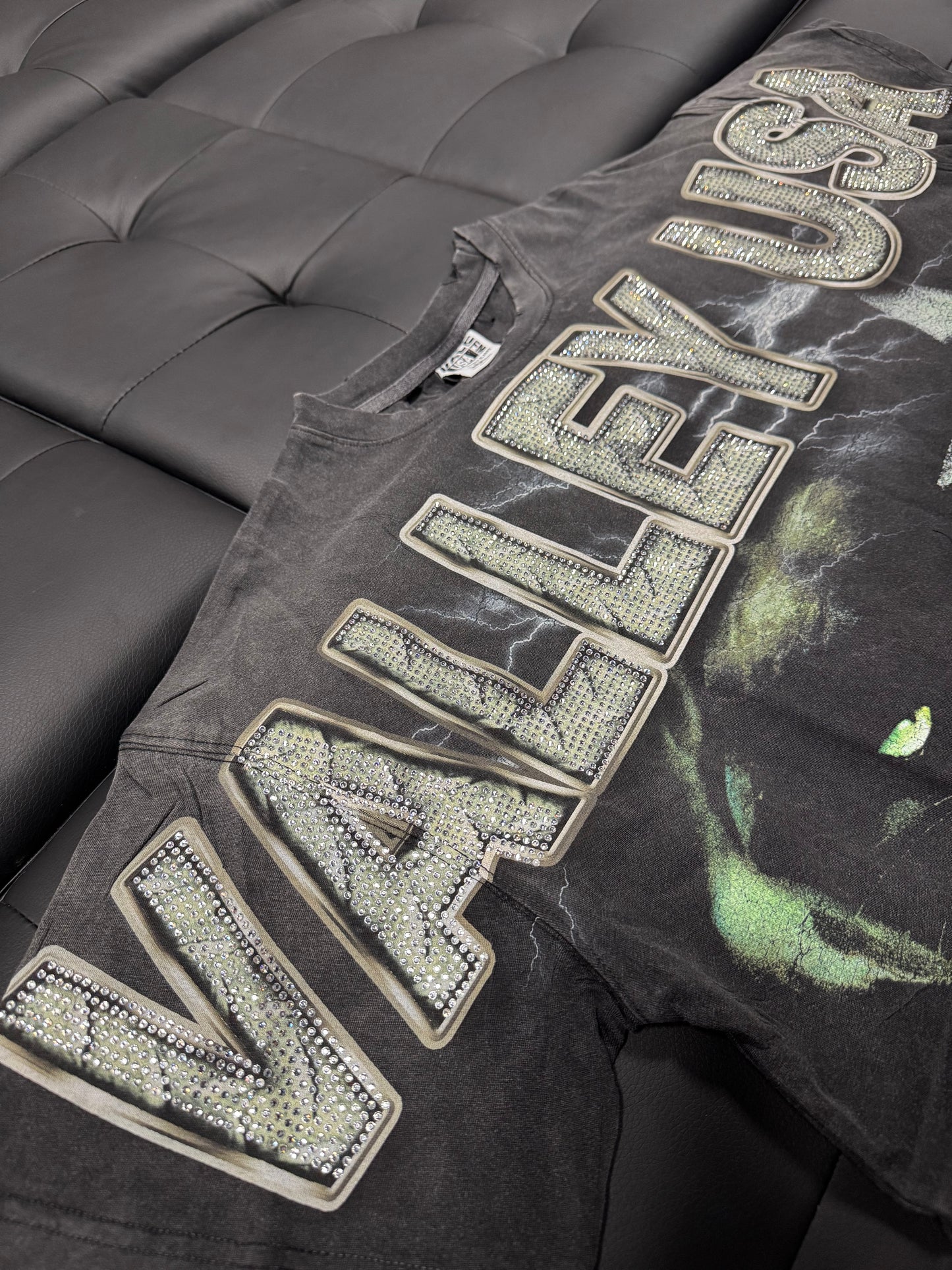Valley Black Panther Faith Bling Tee