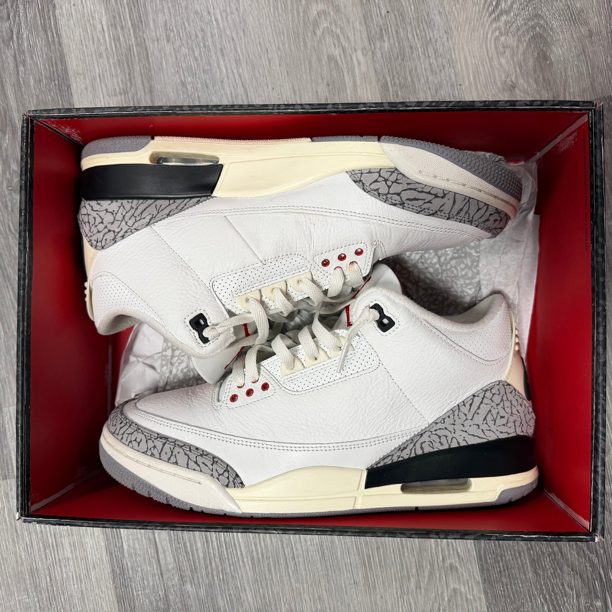 Jordan 3 Reimagined White Cement / Preowned