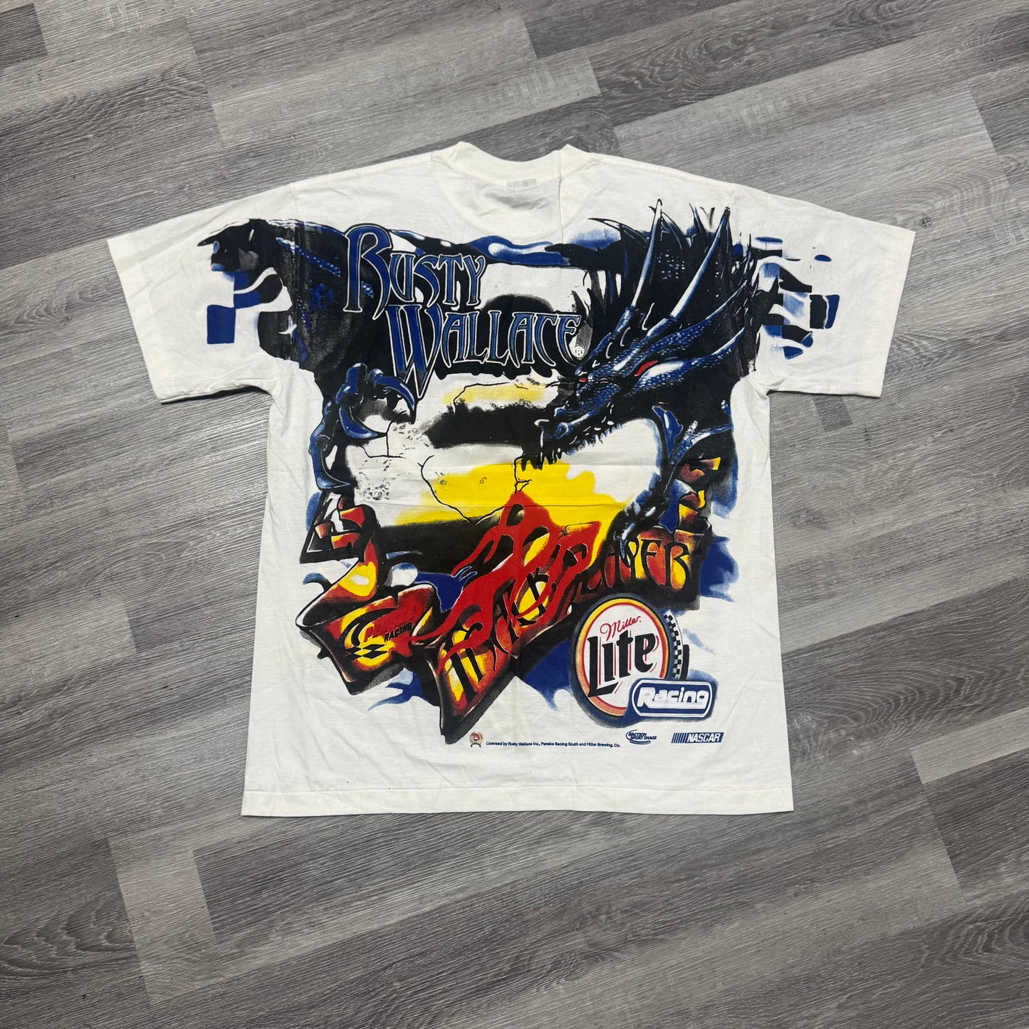Nascar Rusty Wallace Track Slayer Graphic Tee