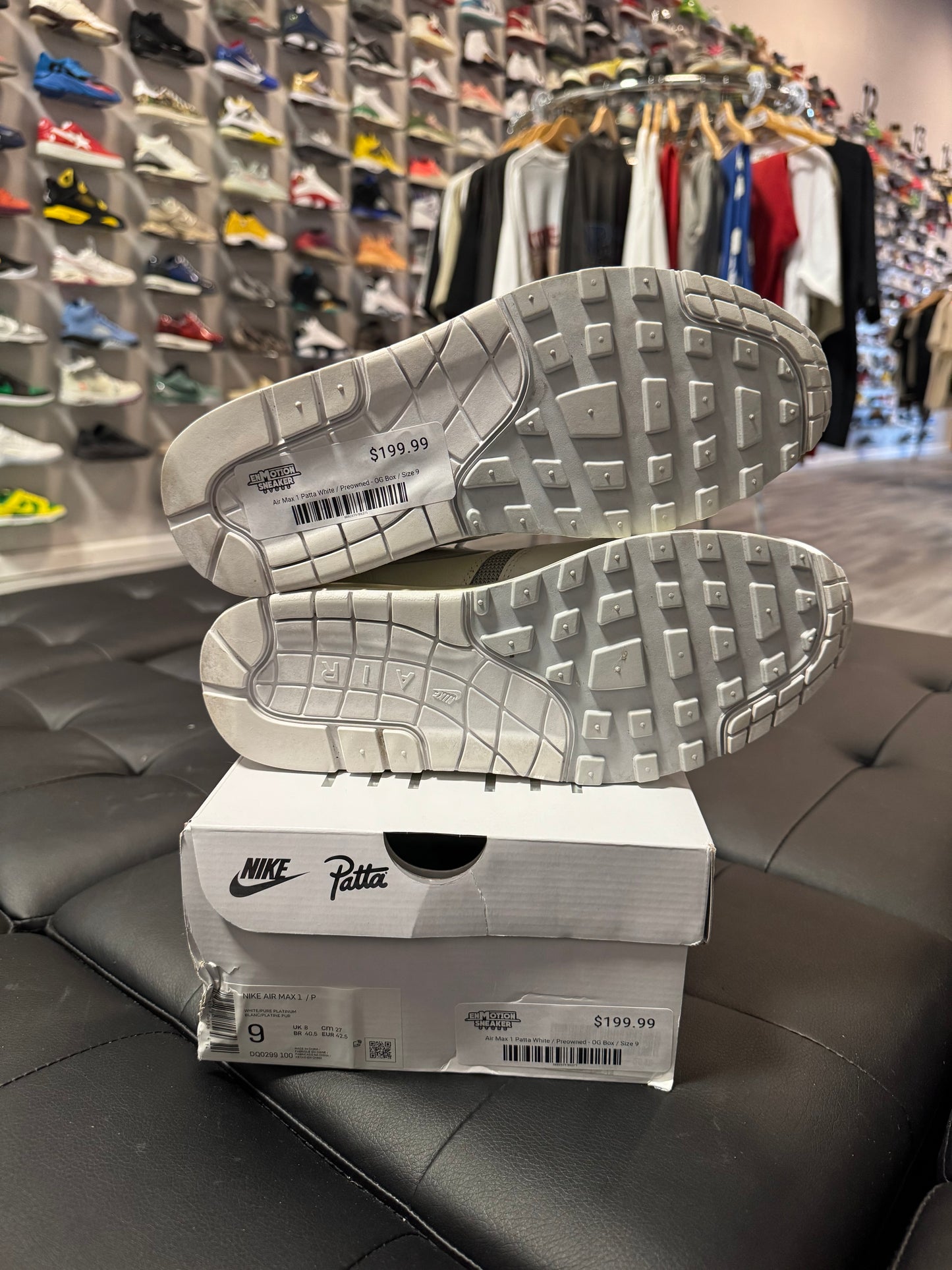 Air Max 1 Patta White / Preowned