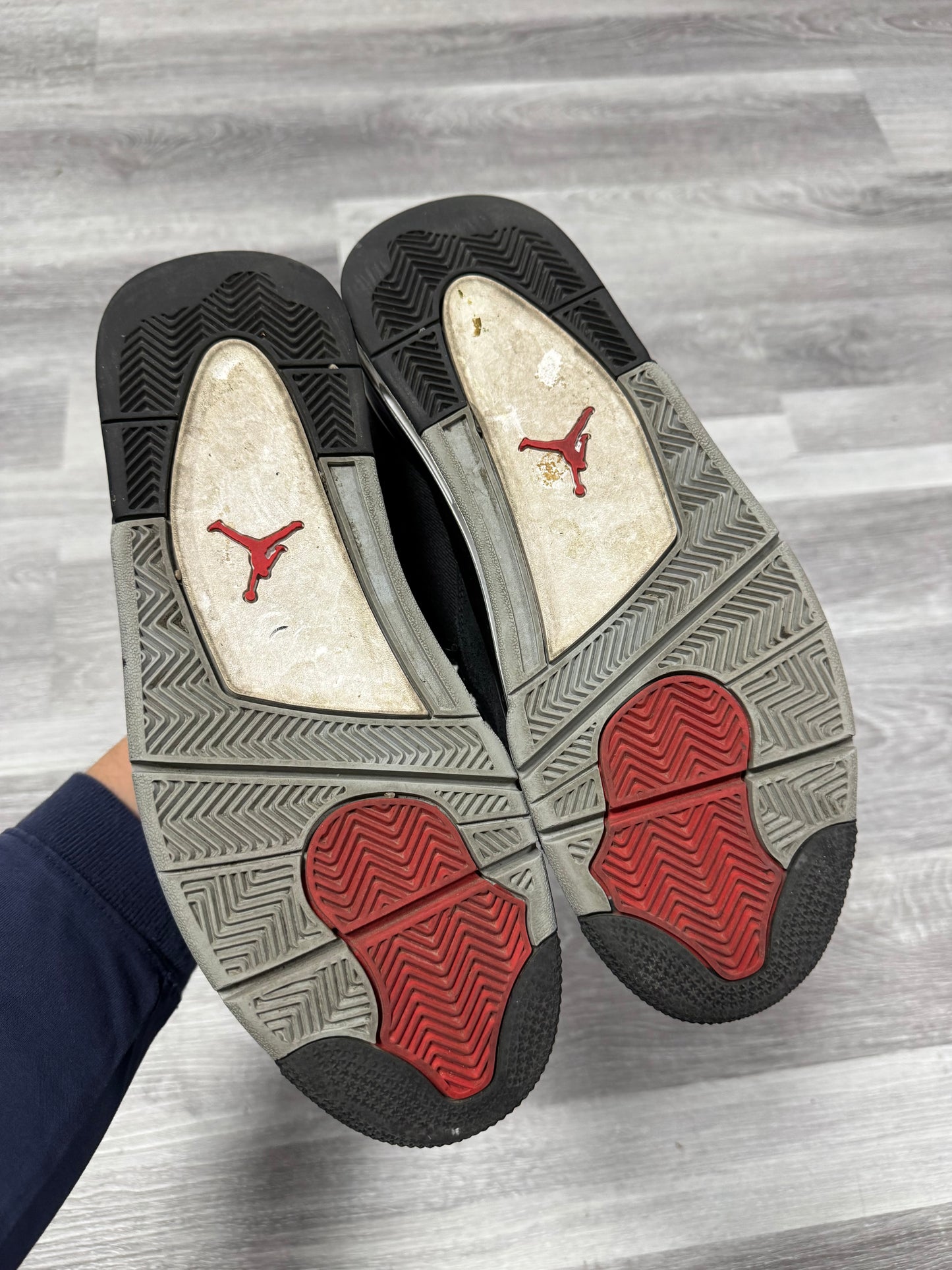 Jordan 4 Black Canvas / Preowned