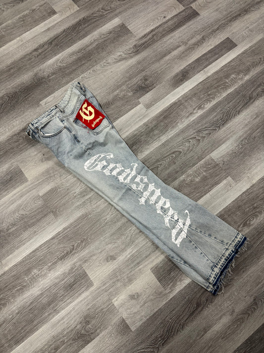 Godspeed Og Flared Denim (Blue Wash)