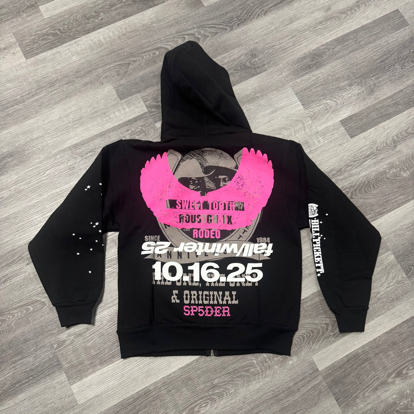 Sp5der Rodeo Texas Zip Up Hoodie